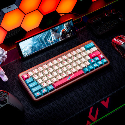 Princess and Knight themed keycaps for girls, cute original factory high pbt material, five sided heat sublimation compatible mechanical keyboard