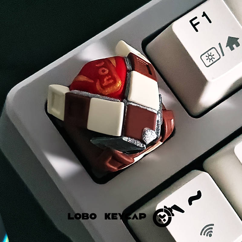 Masquerade Knight Resin Keycap Transparent KAMEN RIDER Personalized Resin anime Mechanical Keyboard Craftsman Keycap
