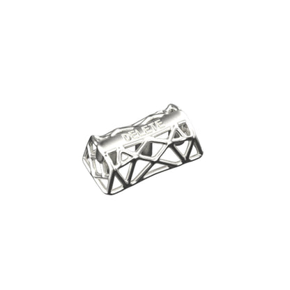 Imitation metal texture, hollow design, resin material, mechanical keyboard decorative keycaps with metal texture and personalized paint surface.