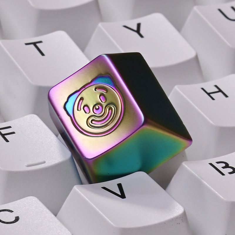 The Joker series all metal personalized keycaps have an original factory height of R4