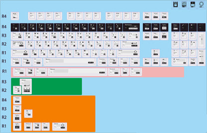 Parameterized aluminum alloy CNC keycap set, metal personalized keycap original factory height set