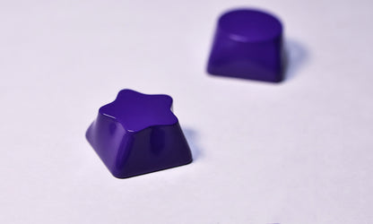 Original Alien Personalized Keycaps Star Aluminum Alloy Keycaps Metal Paint CNC Processing Customized Mechanical Keyboard Keycaps