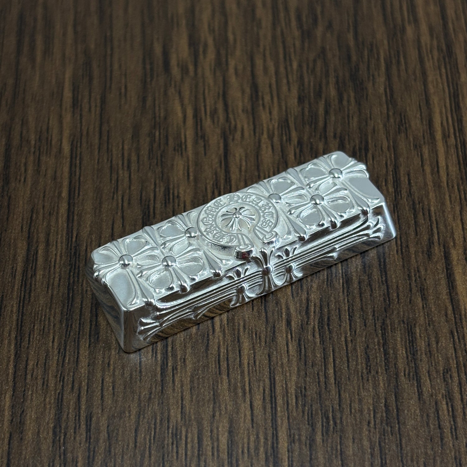 Chrome Hearts style, full keyboard key positions, 925 sterling silver custom trendy cultural keycaps, fashionable and personalized artistic decorative keycaps.