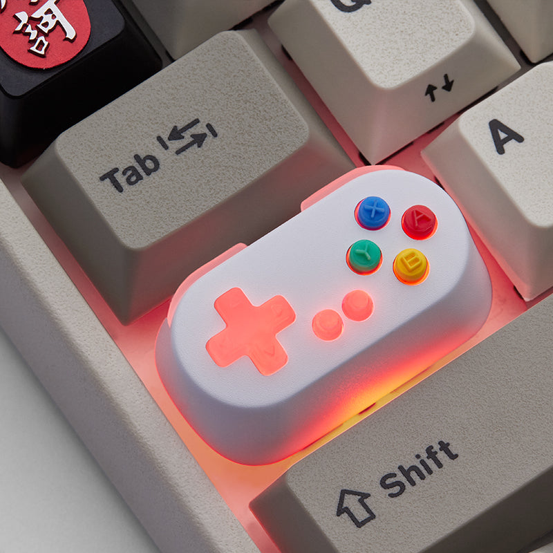 Switch Xbox PS4 game console controller 1.75U metal translucent keycap mechanical keyboard personalized keycap