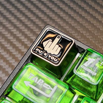 Shameless，Theme PC Transparent Material Set+2U Metal Backspace Key+1U Metal R4 Highly Personalized Keycap
