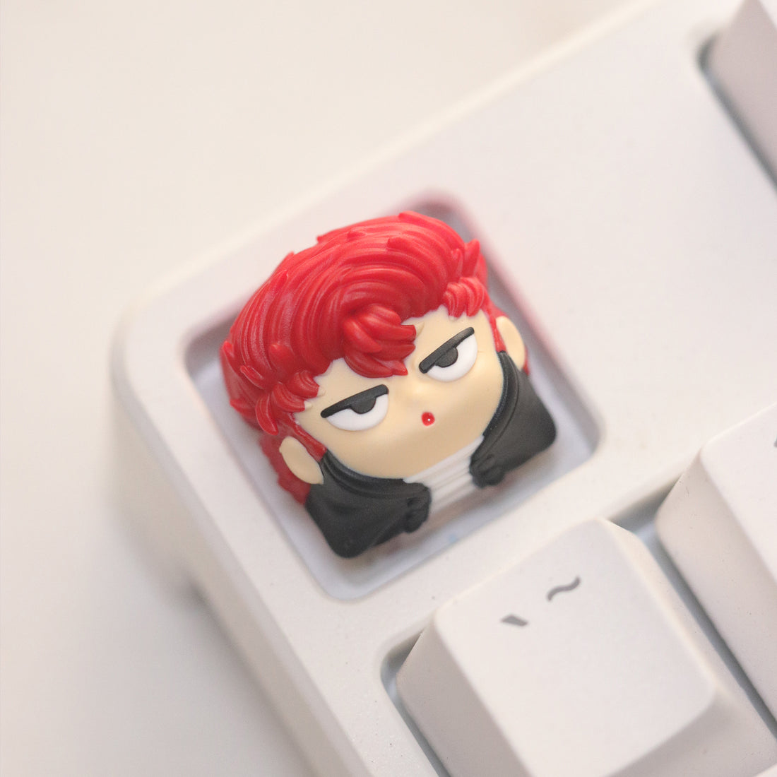 Slum Dunk Sakuragi Hanamichi， Multi colored resin molded personalized keycaps, creative decorative art keycaps featuring anime character images