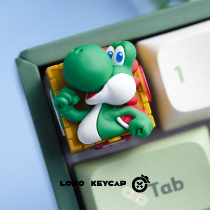 Super Mario series , multi-color resin molded personalized keycaps, handmade creative anime game peripheral art keycaps