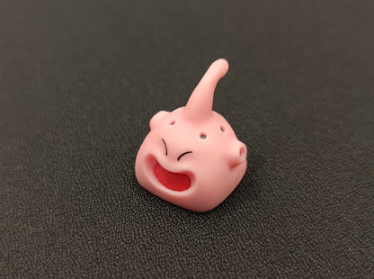 Dragon Ball，Majin Buu， Resin molded personalized keycaps, mechanical keyboard decorative keycaps, cartoon character keycaps.