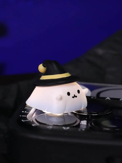 Cute Cloud Ghost, Wizard Pumpkin Elf, Resin Coated Personalized Keycaps, Cute Style Mechanical Keyboard Decorative Keycaps