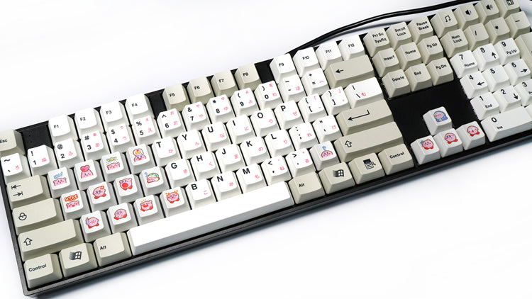 Star Kirby, Heat Sublimation Personalized Pattern 1U, PTB Material Personalized Decorative Keycap Set