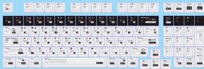 Parameterized aluminum alloy CNC keycap set, metal personalized keycap original factory height set