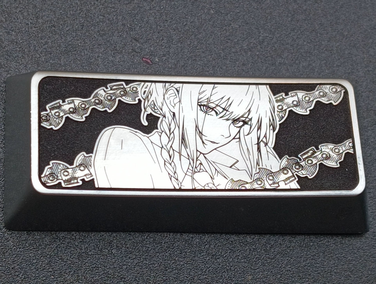 Chainsaw Man, Makima, 2.25U personalized keycaps, height and material options, metal keycaps for anime and gaming peripherals