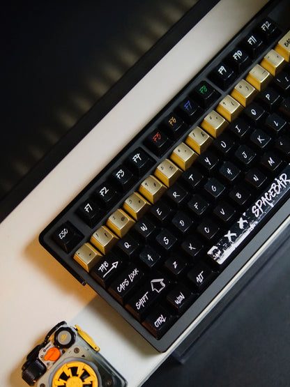 Original graffiti themed metal keycaps with factory made high zinc alloy material and multiple specifications to choose from.
