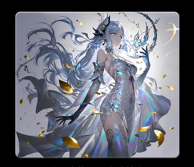 Tempered glass micro etching process mouse pad, high-definition pattern customized professional mouse pad（+8）