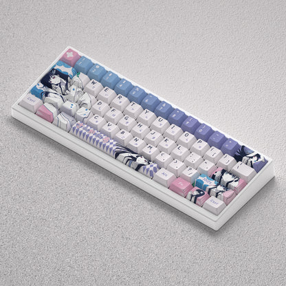 Sanka Rea Theme, Anime Game Creative Personalized Keycap Set PBT Material Original Factory Height Sublimation Printing