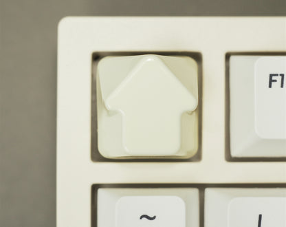 Metal spray simple and personalized keycaps, 1U geometric decorative keycaps, artistic keycaps