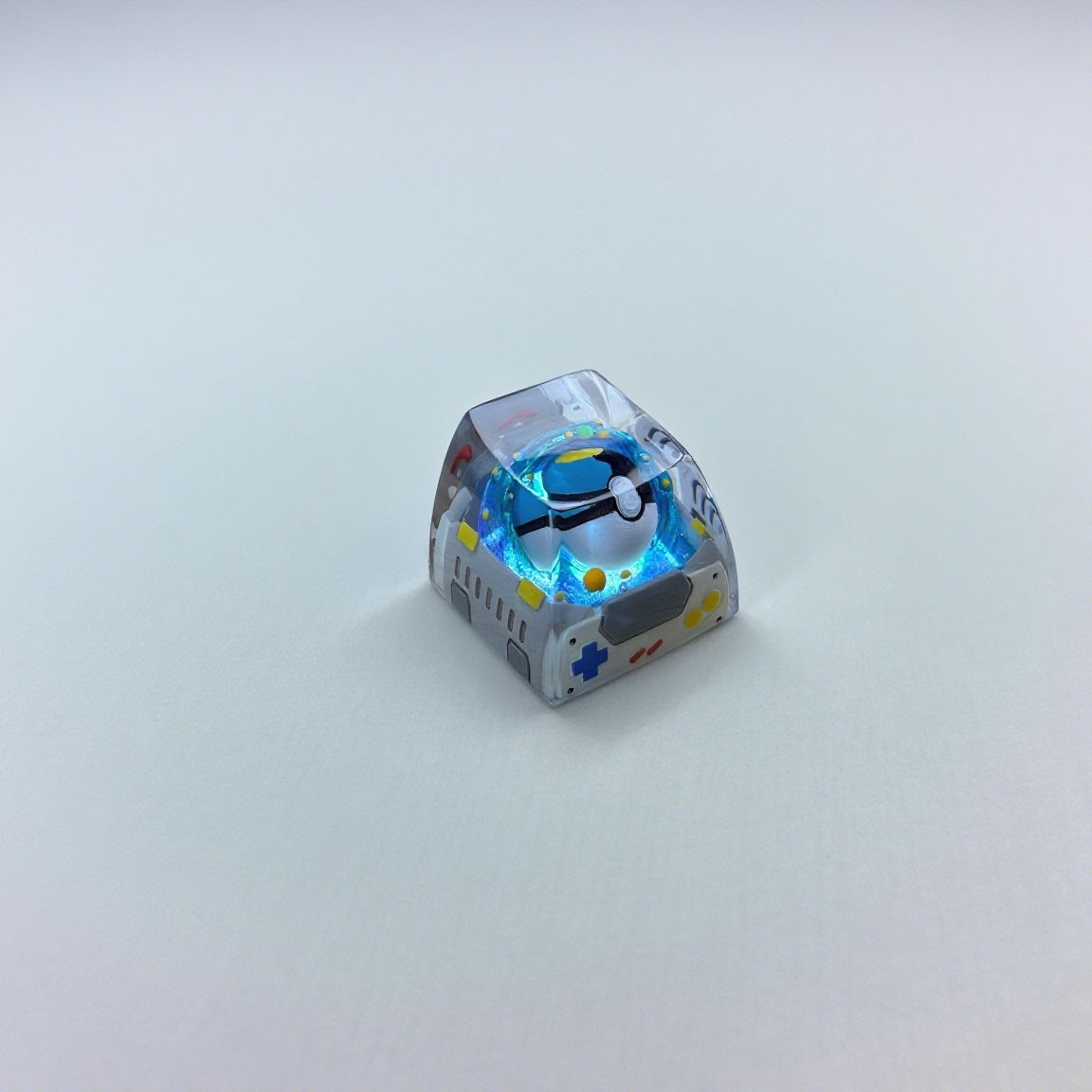 Pok é mon, Pok é Ball series, Crystal drops of glue material personalized keycaps artisankeycaps decorative keycaps
