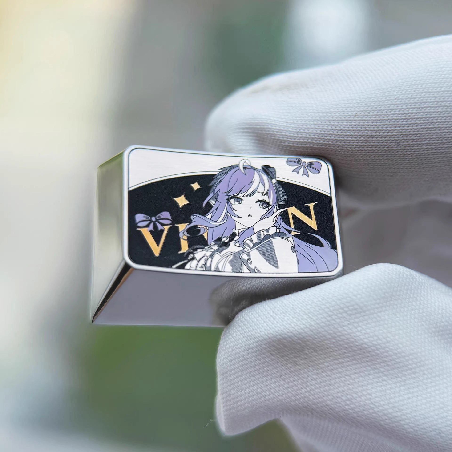 Zenless Zone Zero, Vivian Banshee, 1.5U titanium alloy personalized keycaps, cultural and creative peripheral keycaps for anime and game characters