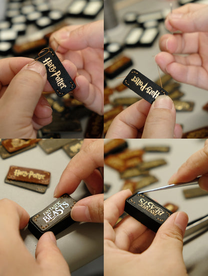 Harry Potter, Animali Fantastici e Dove Trovarli Handmade 2U Leather Handmade Keycaps Retro Style Art Keycaps