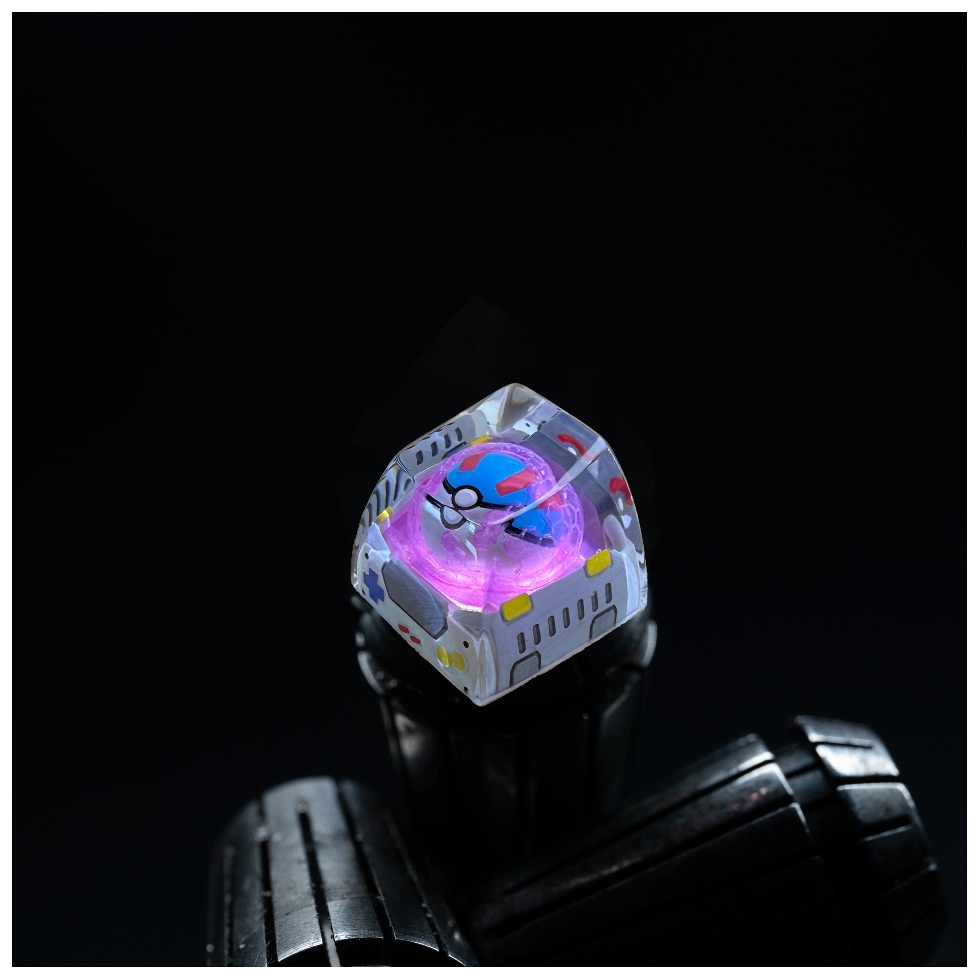 Pok é mon, Pok é Ball series, Crystal drops of glue material personalized keycaps artisankeycaps decorative keycaps