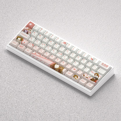 Monogatari series themed keycaps, Sengoku Nadeko anime game creative personalized keycap set PBT material factory height Sublimation printing