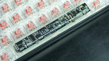 Circuit board design personalized keycaps Crystal drops of glue sealing circuit board decorative keycaps