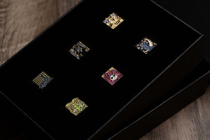Animali Fantastici e Dove Trovarli, metal+enamel personalized keycaps, mechanical keyboard decorative keycaps (set).