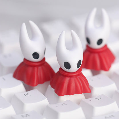 The Hollow Knight series, Makoto Kojo，The Knight， Multi colored resin molded personalized keycaps.