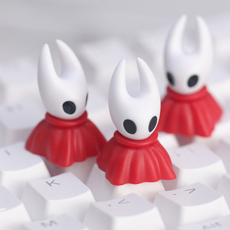 The Hollow Knight series, Makoto Kojo，The Knight， Multi colored resin molded personalized keycaps.