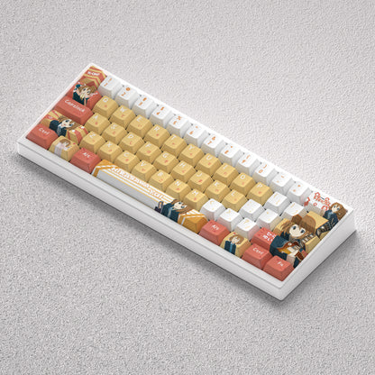 K-ON！ 、 K-ON！ Theme keycaps, Hirasawa Yui anime game creative personalized keycap set PBT material factory height Sublimation printing