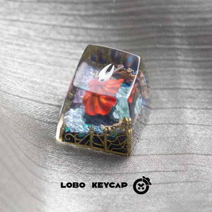Hollow Knight, Hornet，1UCrystal drops of glue personalized keycaps, Anime game creative decoration keycaps