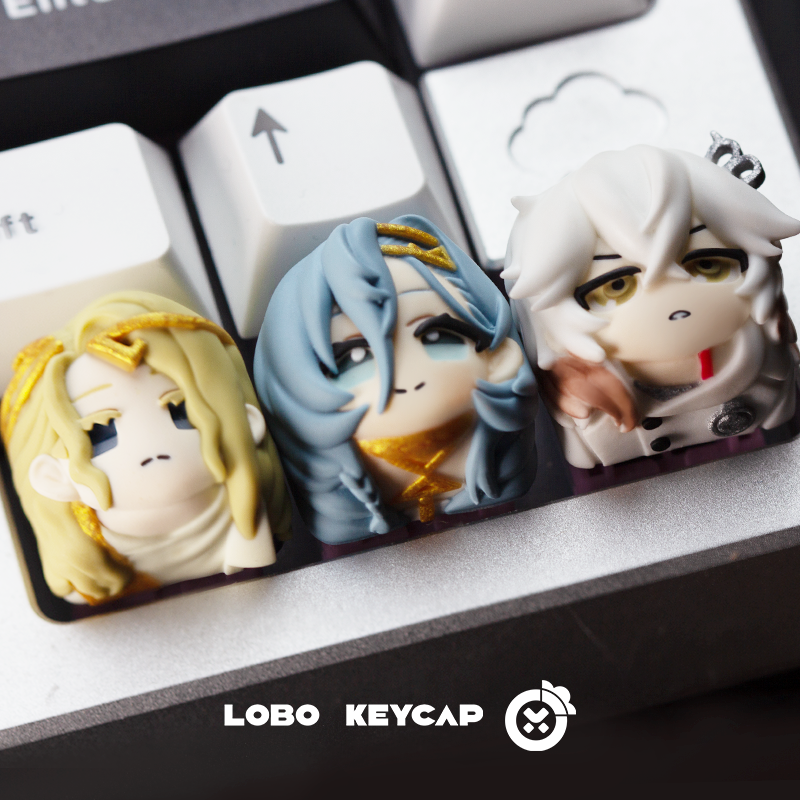 Reverse: 1999, 1U character multi-color resin molded personalized keycaps, anime and game character peripheral cultural and creative keycaps