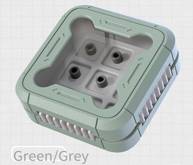 9-key spacecraft design, 3D printed resin keycap box, personalized keycap storage box, dust-proof magnetic absorption nano keycap customized display keycap box with multiple colors to choose from