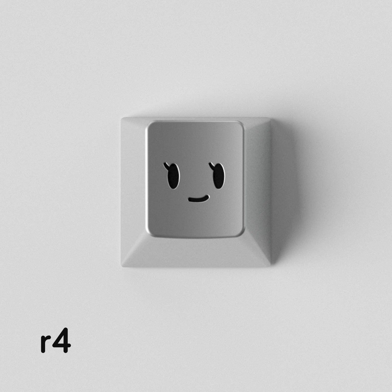 Simple smiley face expression personalized PC metal keycap smiley face customization mechanical keyboard customization keycap