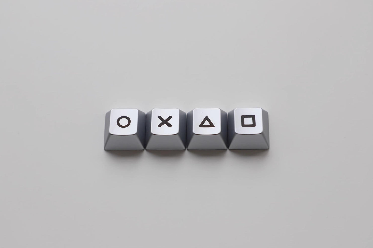 Metal minimalist pattern directional key set, zinc alloy personalized keycaps, mechanical keyboard decorative keycaps, artistic minimalist style keycaps