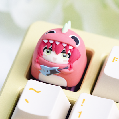BOCCHI THE ROCK! Colorful resin personalized keycaps for musical instrument characters, resin cultural and creative keycaps for anime and gaming peripherals
