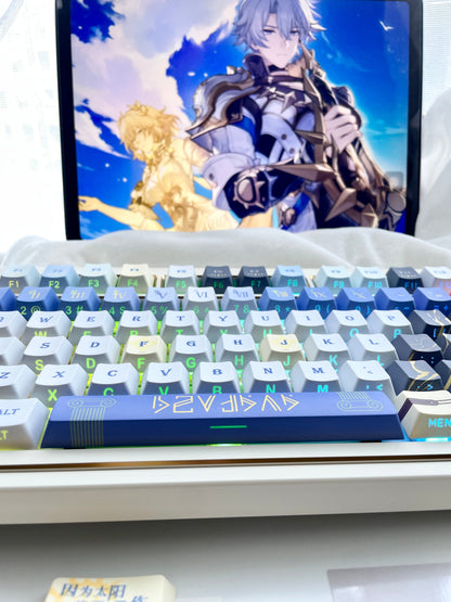 Honkai Star Rail, Khaslana themed keycap PBT factory five sided heat sublimation customized keyboard game anime personalized keycap set