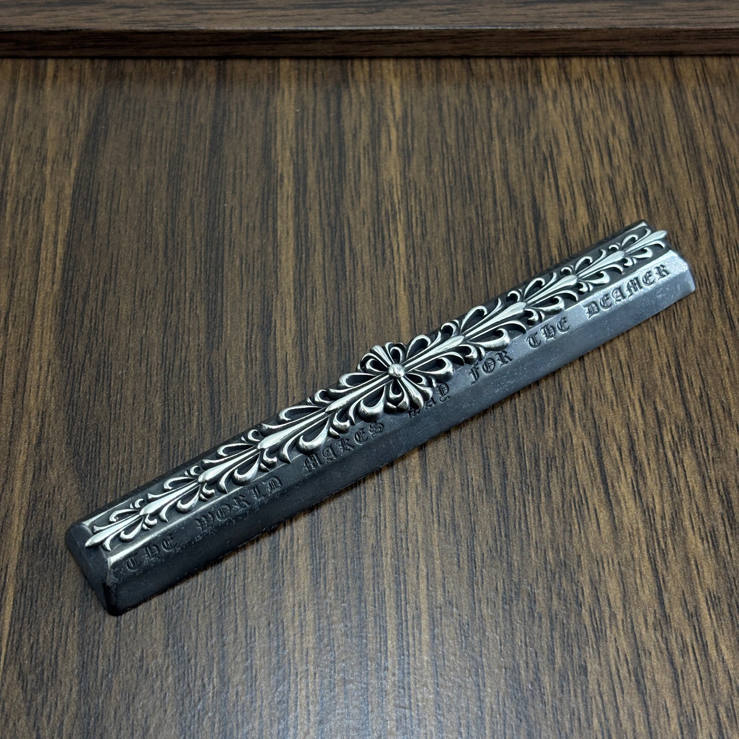 Chrome Hearts sterling silver oxide black style, full keyboard key positions, 925 sterling silver custom fashionable cultural keycaps, fashionable personalized art decoration keycaps