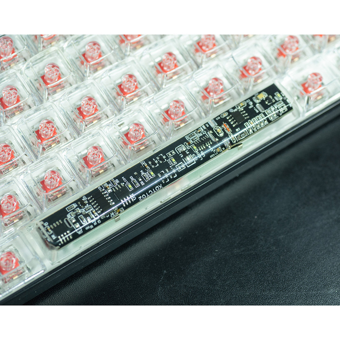 Circuit board design personalized keycaps Crystal drops of glue sealing circuit board decorative keycaps