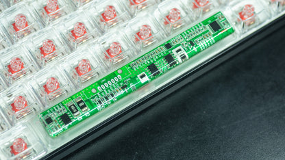 Circuit board design personalized keycaps Crystal drops of glue sealing circuit board decorative keycaps