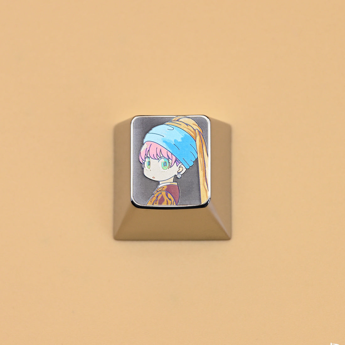 Het Meisje met de Parel, Anya1U titanium alloy personalized keycaps, anime character peripheral keycaps