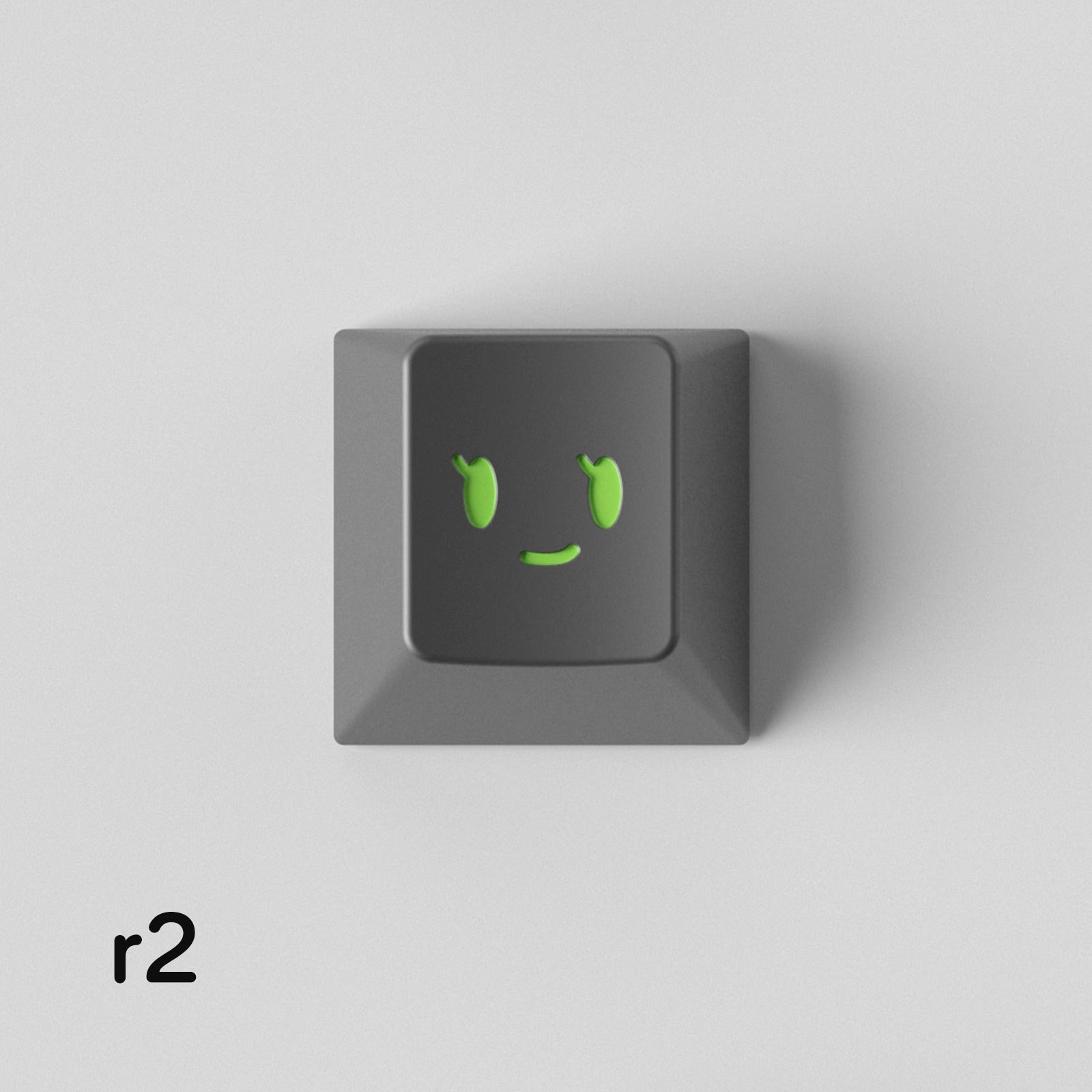 Simple smiley face expression personalized PC metal keycap smiley face customization mechanical keyboard customization keycap