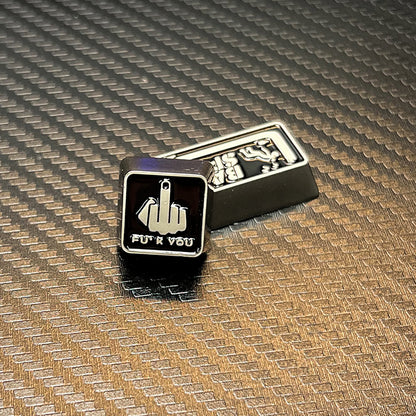 Shameless，Theme PC Transparent Material Set+2U Metal Backspace Key+1U Metal R4 Highly Personalized Keycap