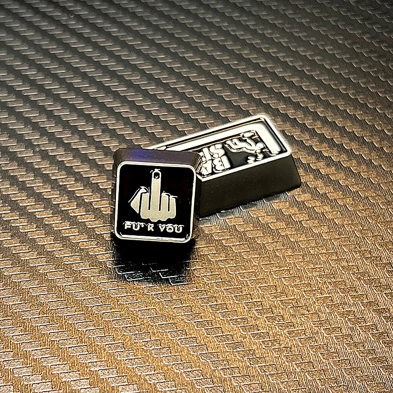 Shameless Theme, 2U Metal Backspace Key+1U Metal R4 Highly Personalized Keycap, Drama, Film, Culture, Creative Decorative Keycap