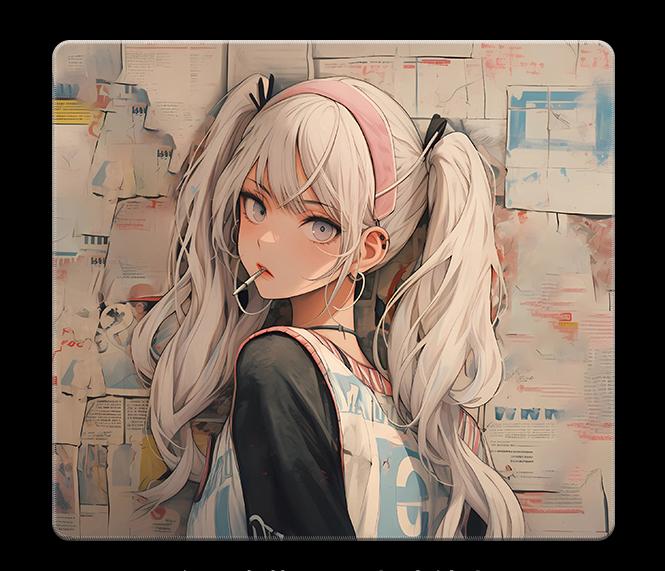 Tempered glass micro etching process mouse pad, high-definition pattern customized professional mouse pad（+8）