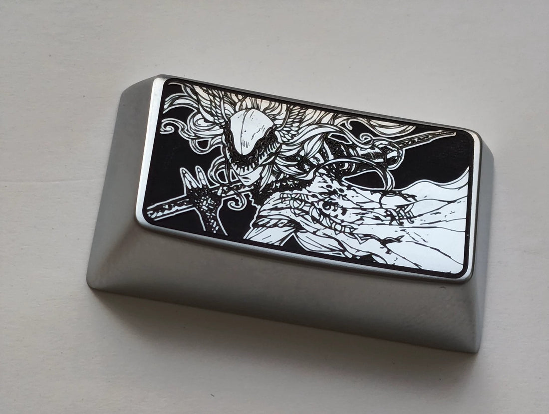 Elden Ring, 1.5u cap key, metal carved personalized keycap, game anime culture creative keycap