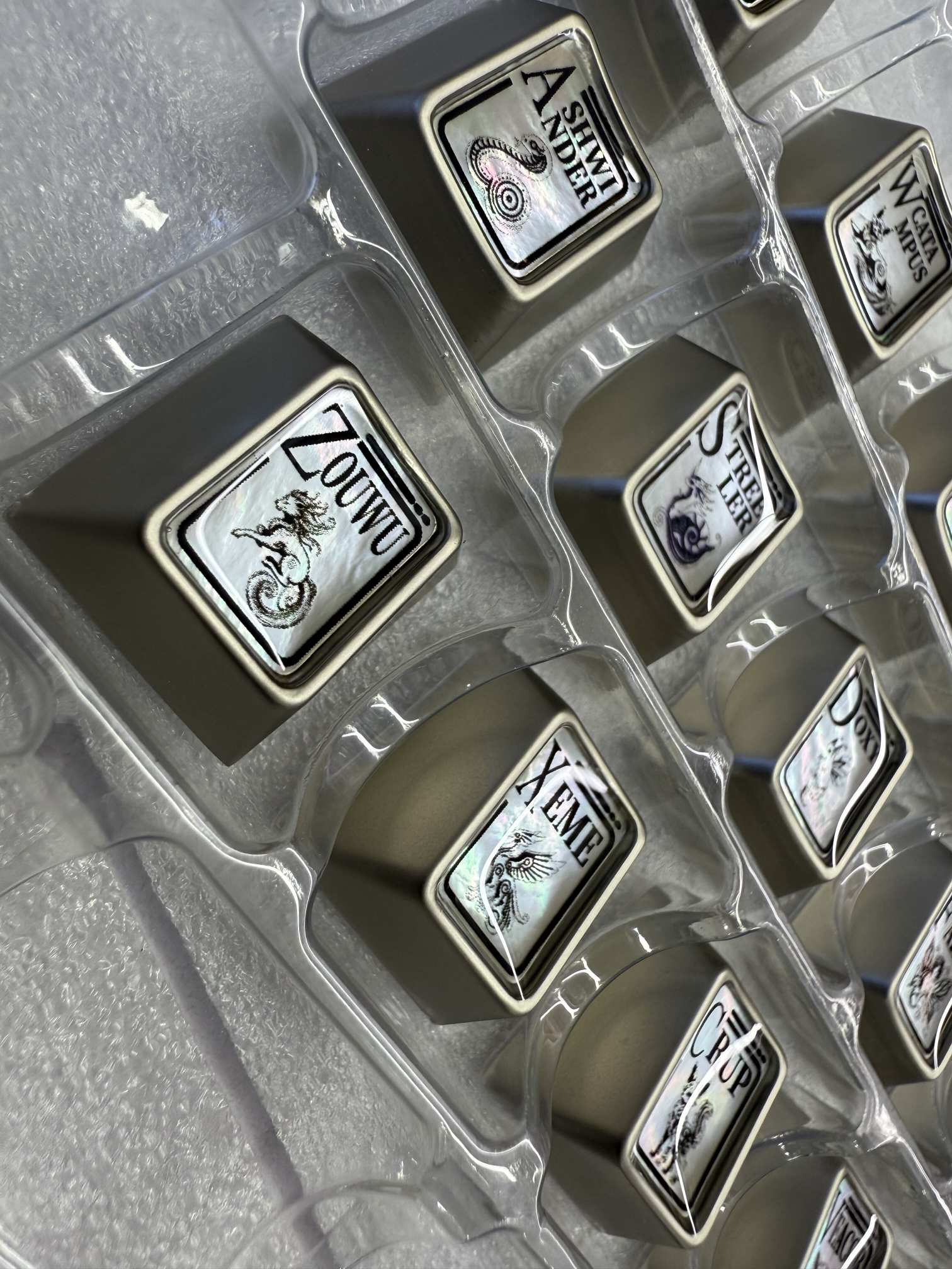 Fantastic Beasts and Where to Find Them， 26 letter area keycap original factory height metal keycap set