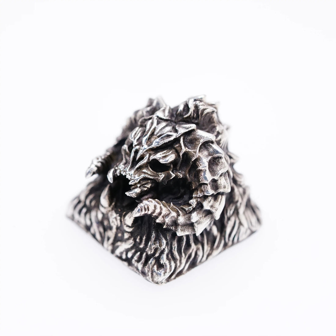 Diablo style, 925 sterling silver vintage style personalized keycaps, game creative decorative keycaps.