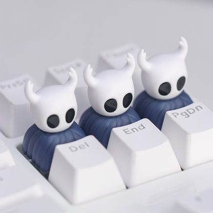 The Hollow Knight series, Makoto Kojo，The Knight， Multi colored resin molded personalized keycaps.