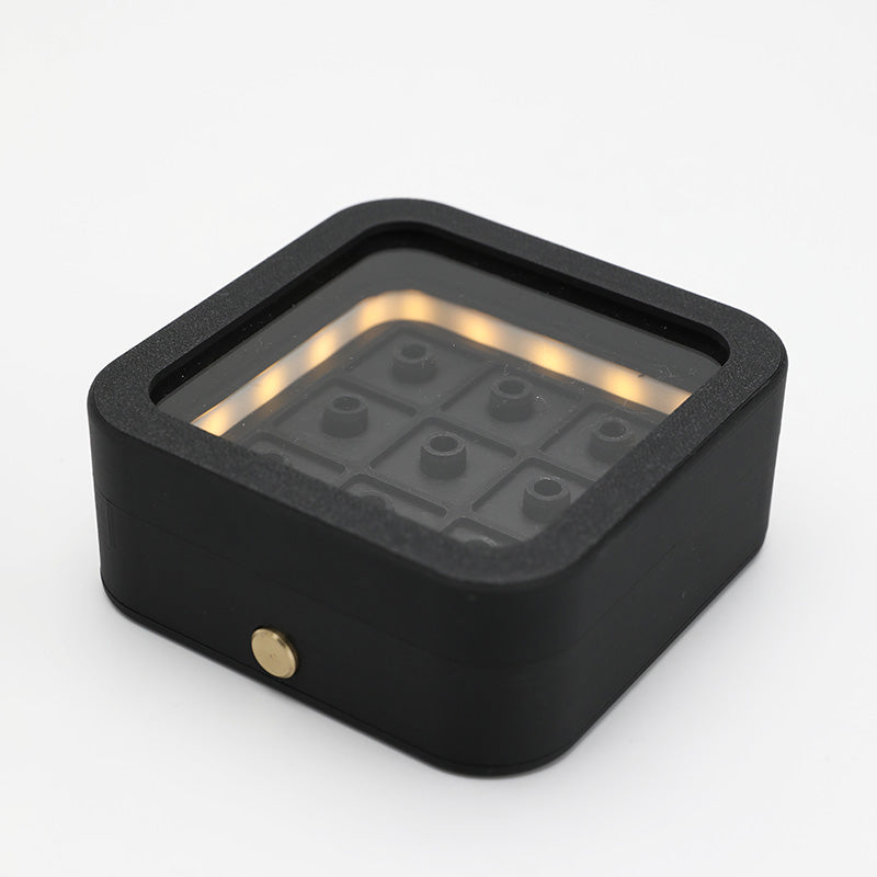 9-key keycap storage box wireless, can emit light, display mechanical keyboard with lights, personalized keycap dustproof display box